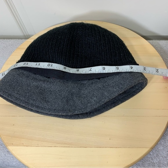 San Diego Hat Co Feminin Neutral Black Gray Knit Wool Blend Bucket Hat One Size - Picture 10 of 11